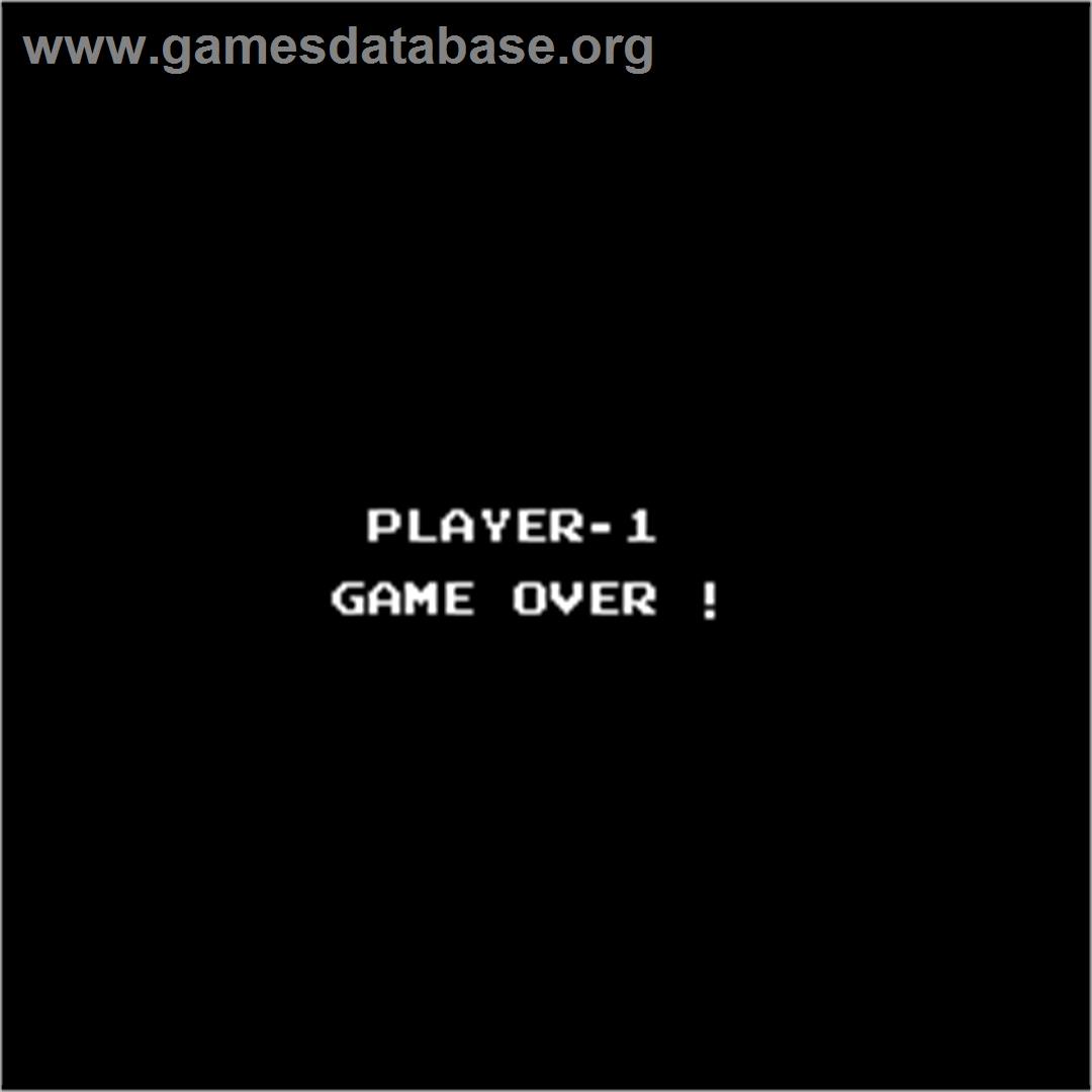 Boulder Dash - Arcade - Artwork - Game Over Screen