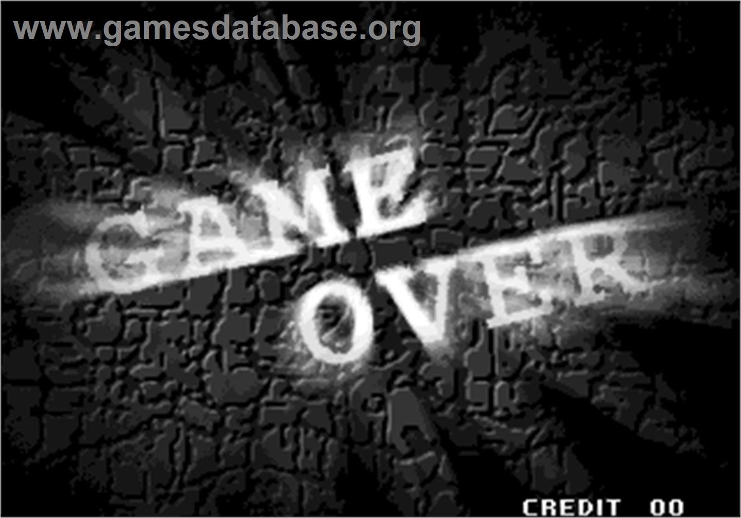 Breakers Revenge - Arcade - Artwork - Game Over Screen