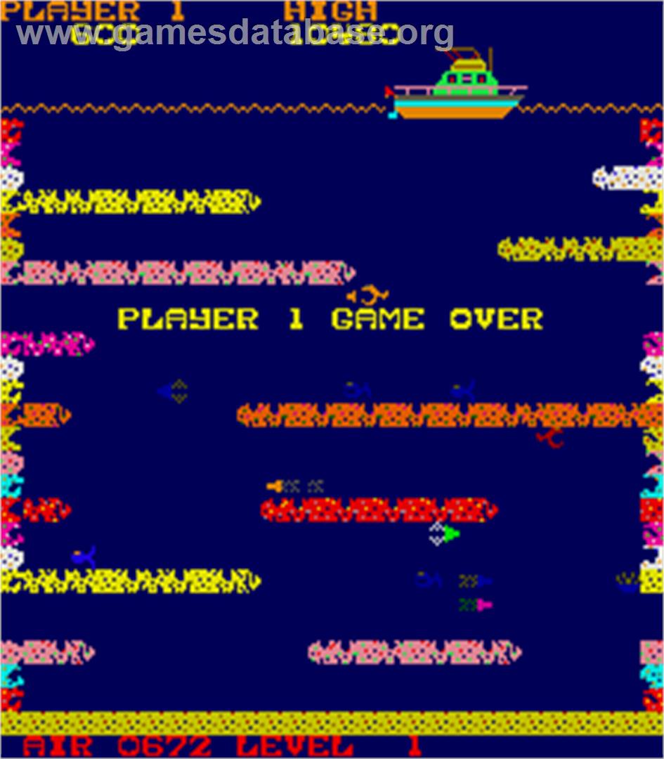 Calipso - Arcade - Artwork - Game Over Screen