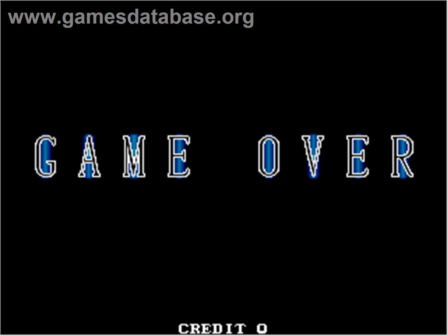 Cannon Dancer - Arcade - Artwork - Game Over Screen