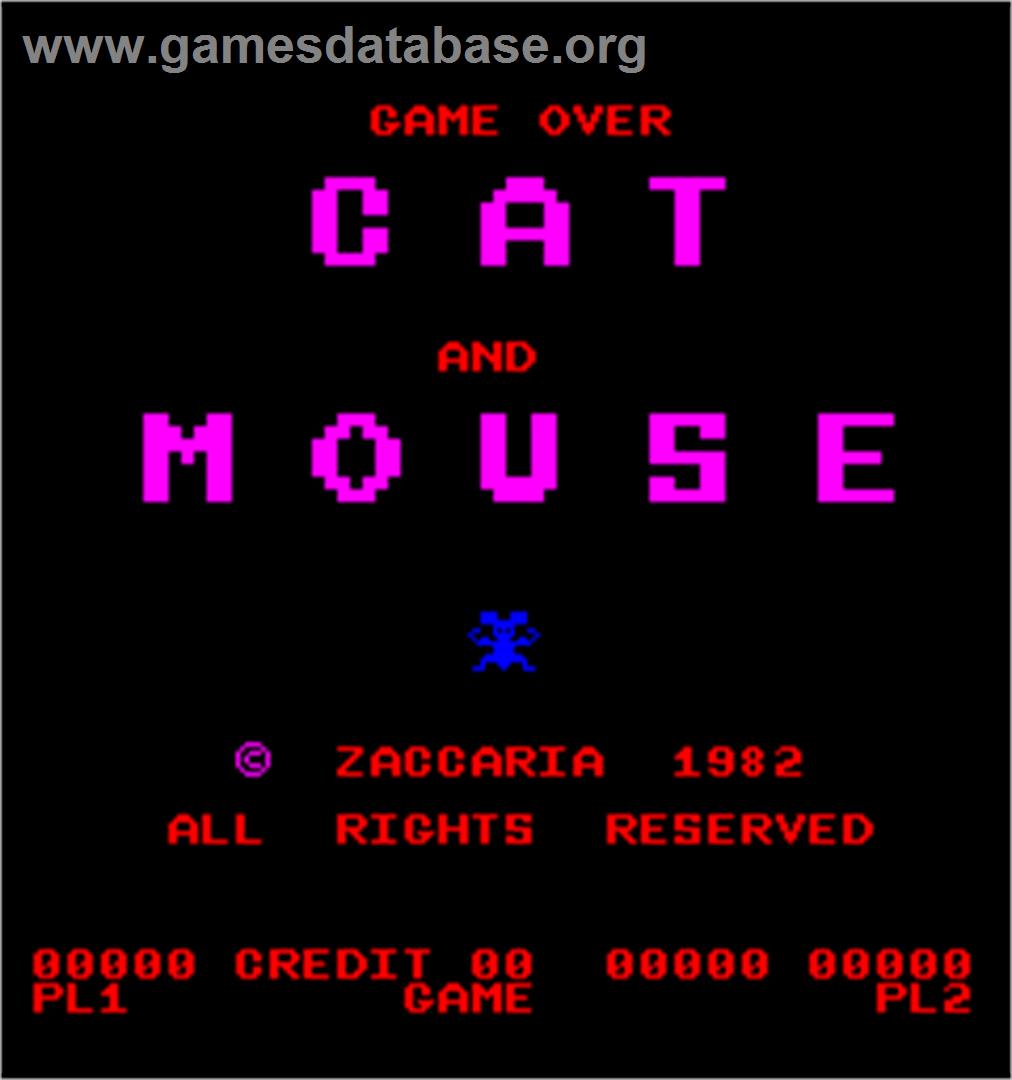 Cat and Mouse - Arcade - Artwork - Game Over Screen