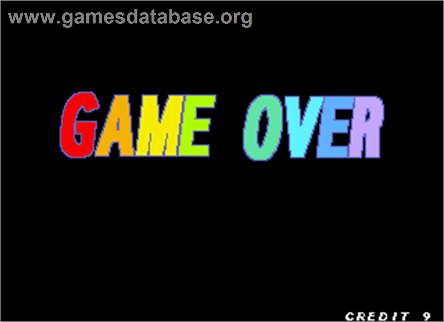 Chase Bombers - Arcade - Artwork - Game Over Screen
