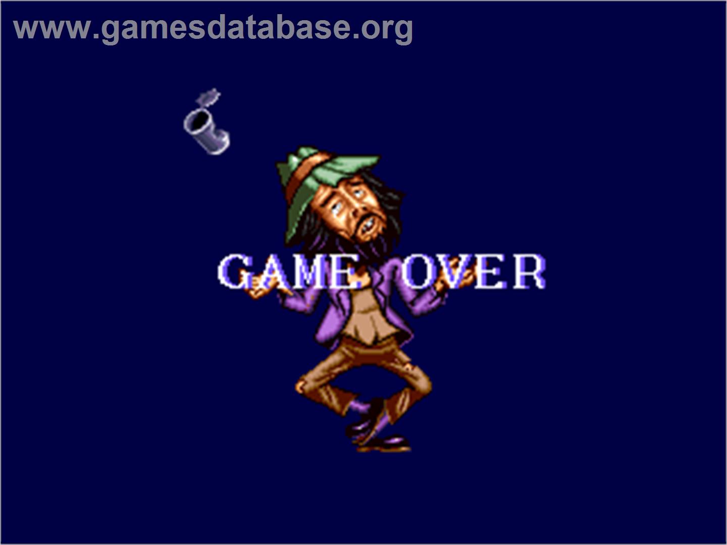 China Town - Arcade - Artwork - Game Over Screen