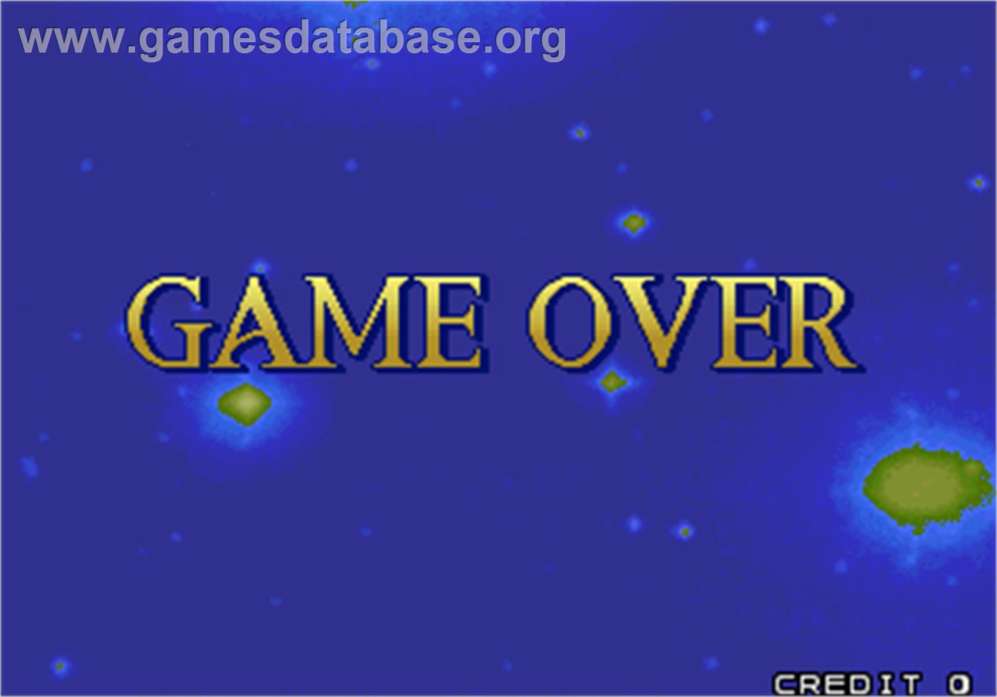 Cleopatra Fortune - Arcade - Artwork - Game Over Screen