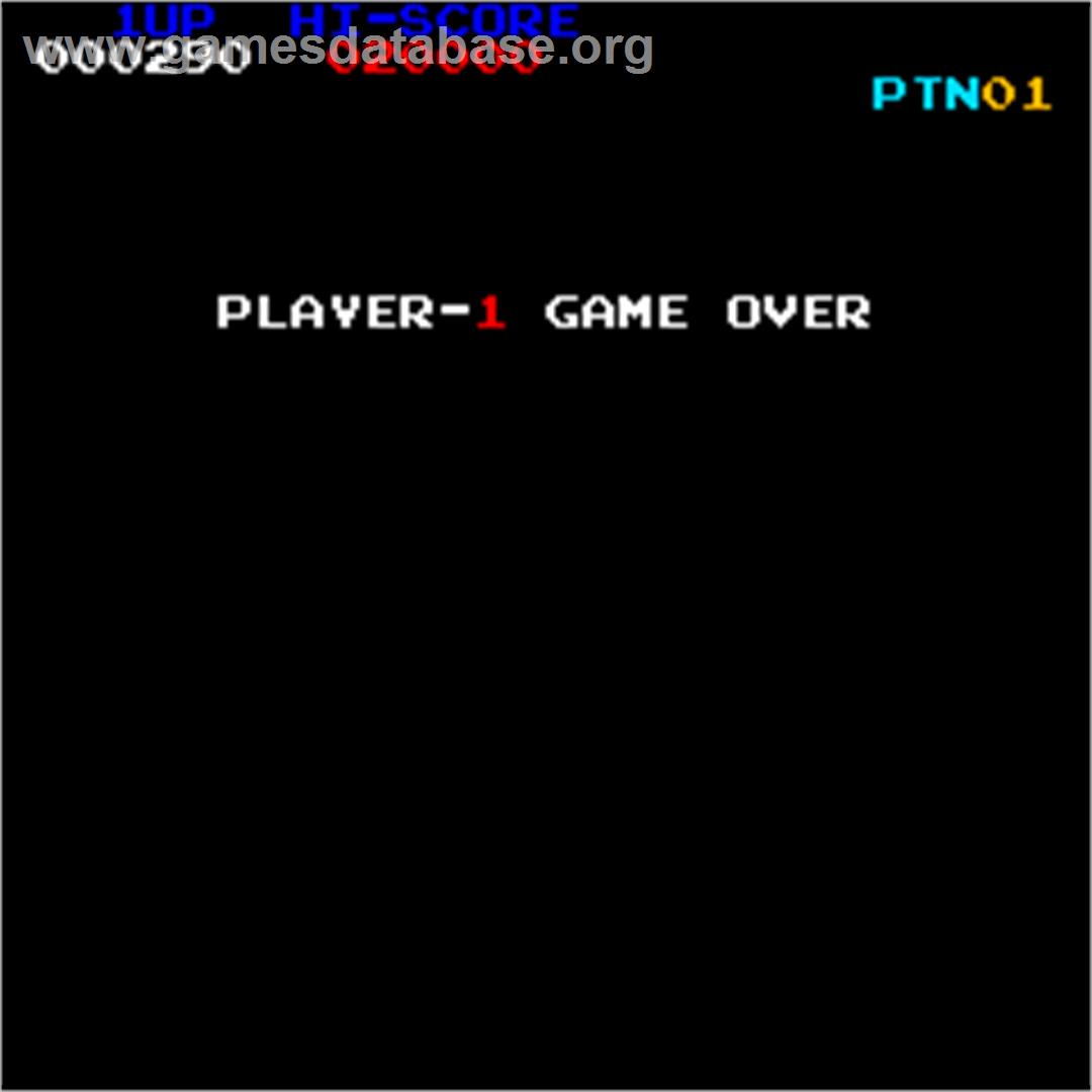 Cluster Buster / Graplop - Arcade - Artwork - Game Over Screen