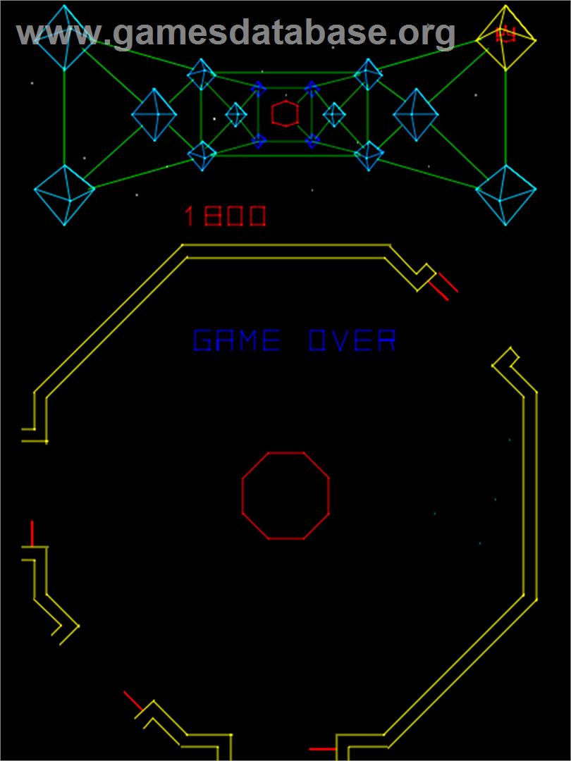 Cosmic Chasm - Arcade - Artwork - Game Over Screen
