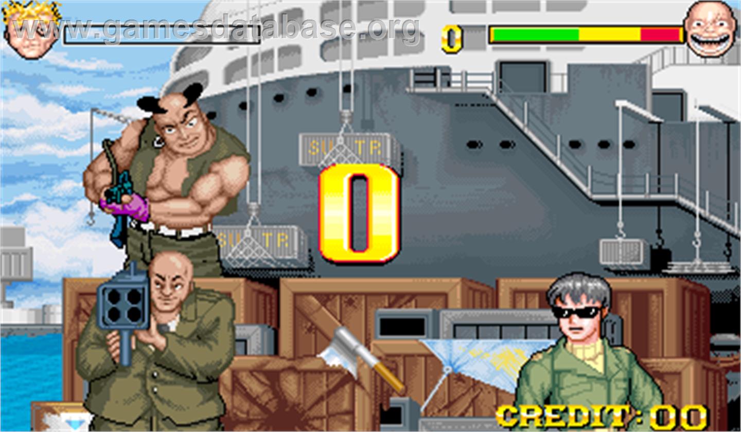 Crazy Fight - Arcade - Artwork - Game Over Screen