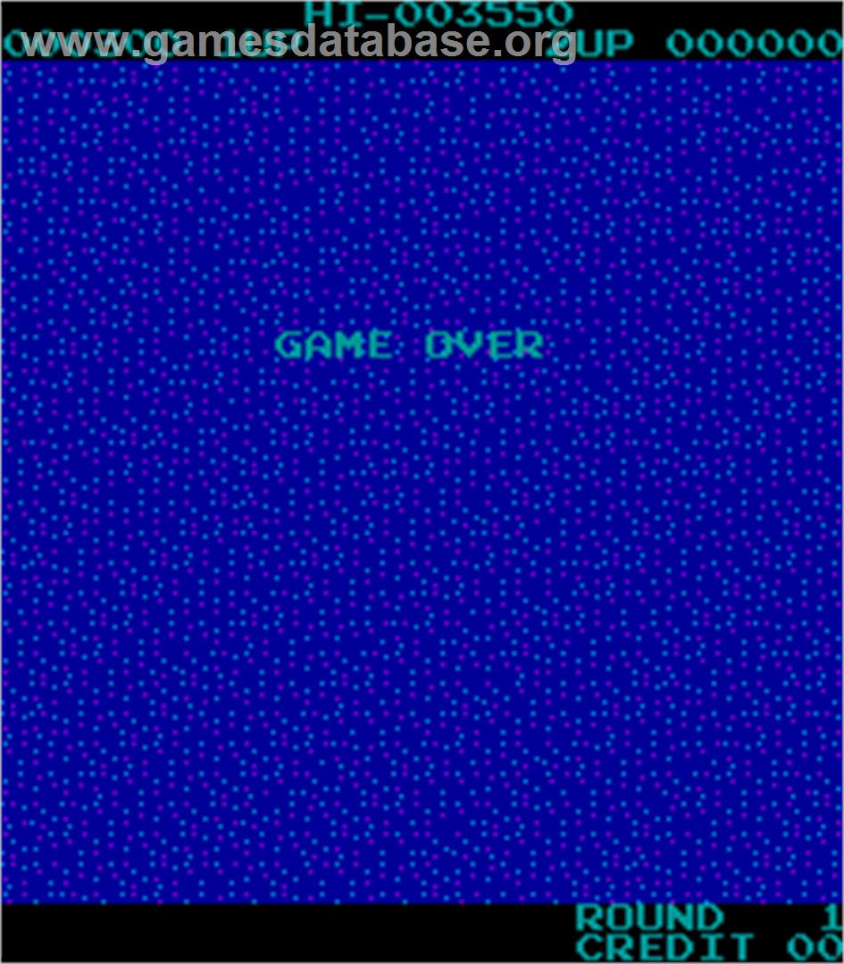 D-Day - Arcade - Artwork - Game Over Screen
