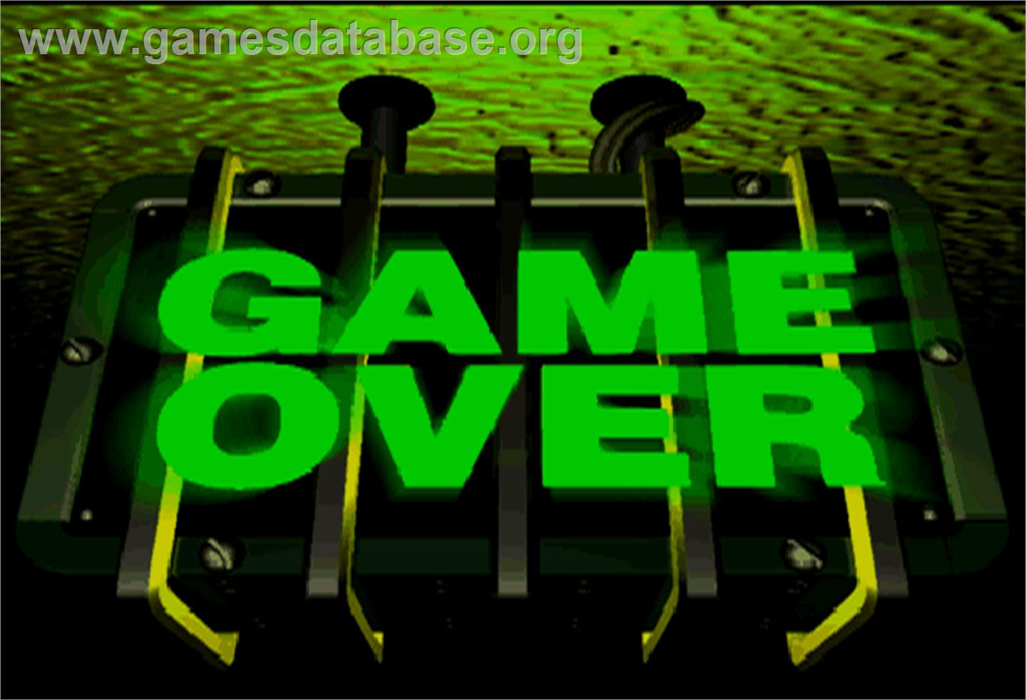 Die Hard Arcade - Arcade - Artwork - Game Over Screen