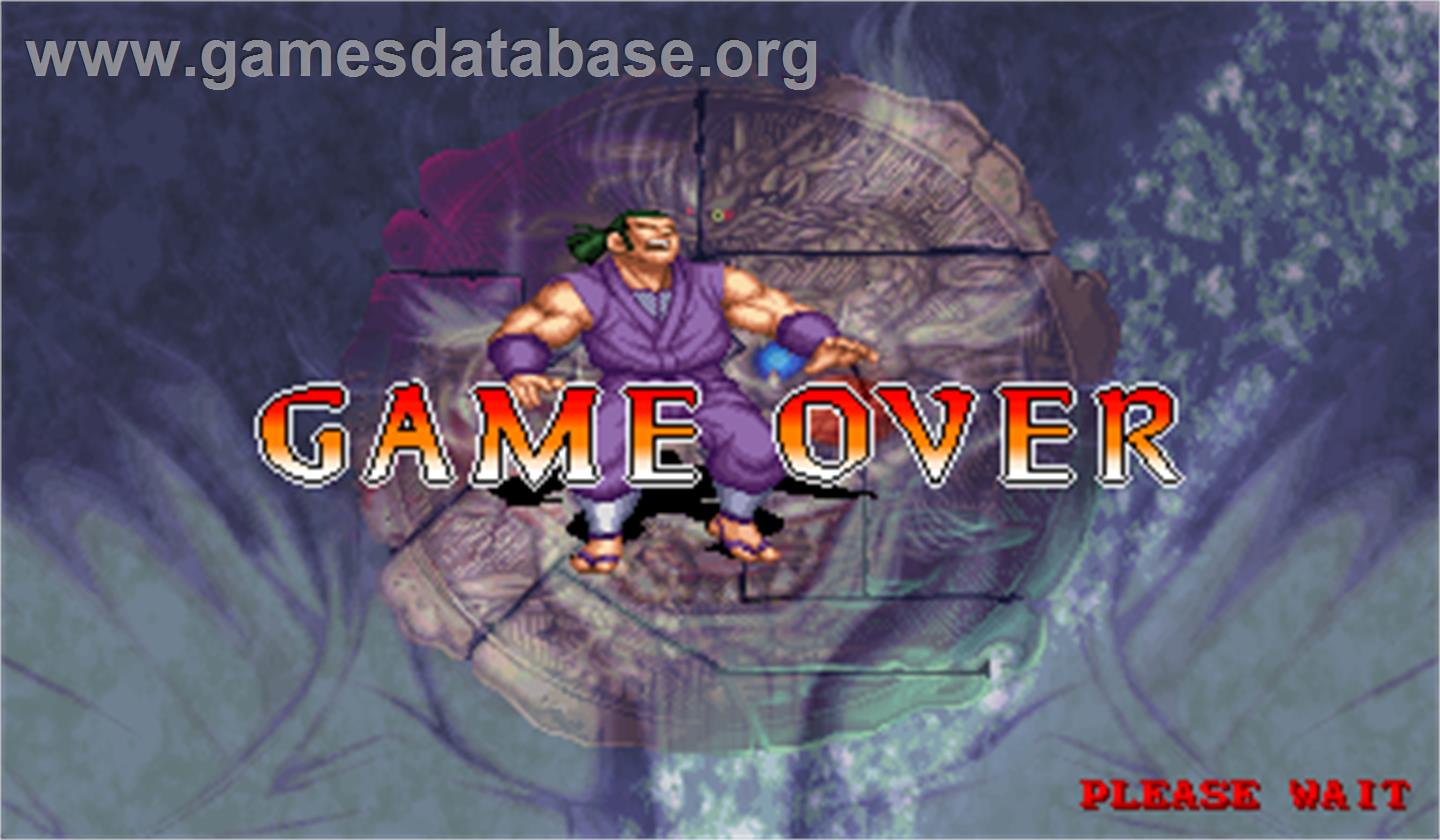 Dragoon Might - Arcade - Artwork - Game Over Screen