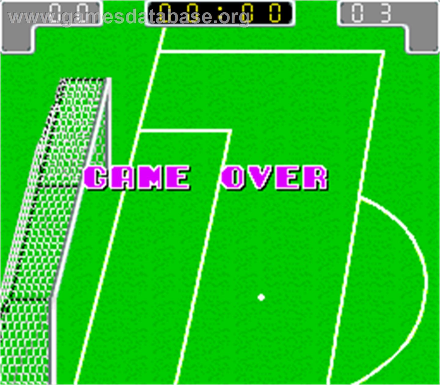 Euro League - Arcade - Artwork - Game Over Screen