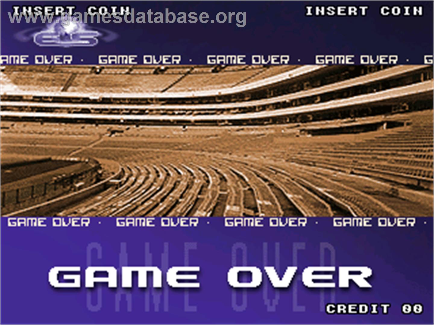Evolution Soccer - Arcade - Artwork - Game Over Screen