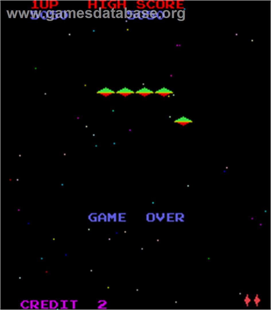 Exodus - Arcade - Artwork - Game Over Screen