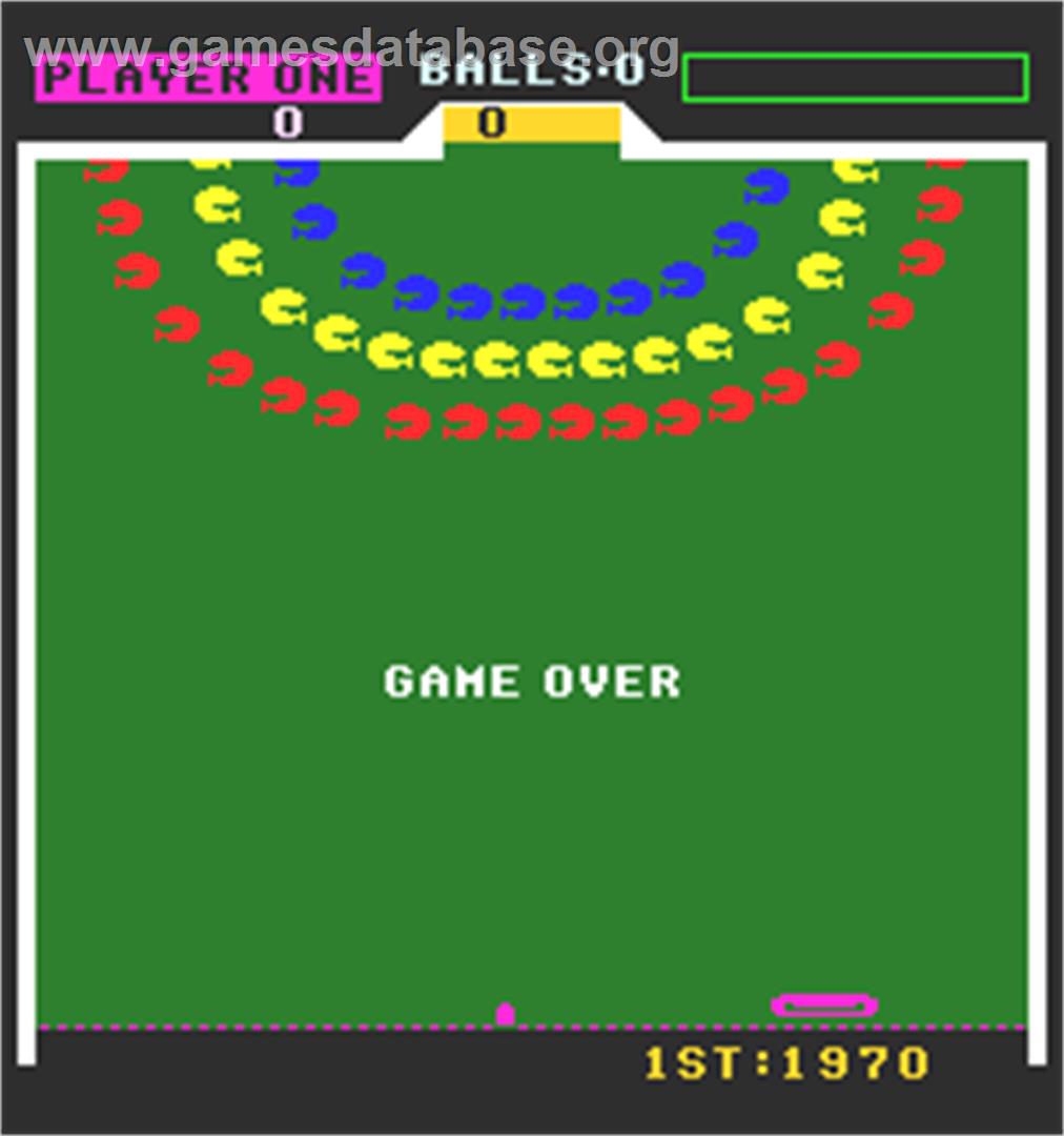 Field Goal - Arcade - Artwork - Game Over Screen