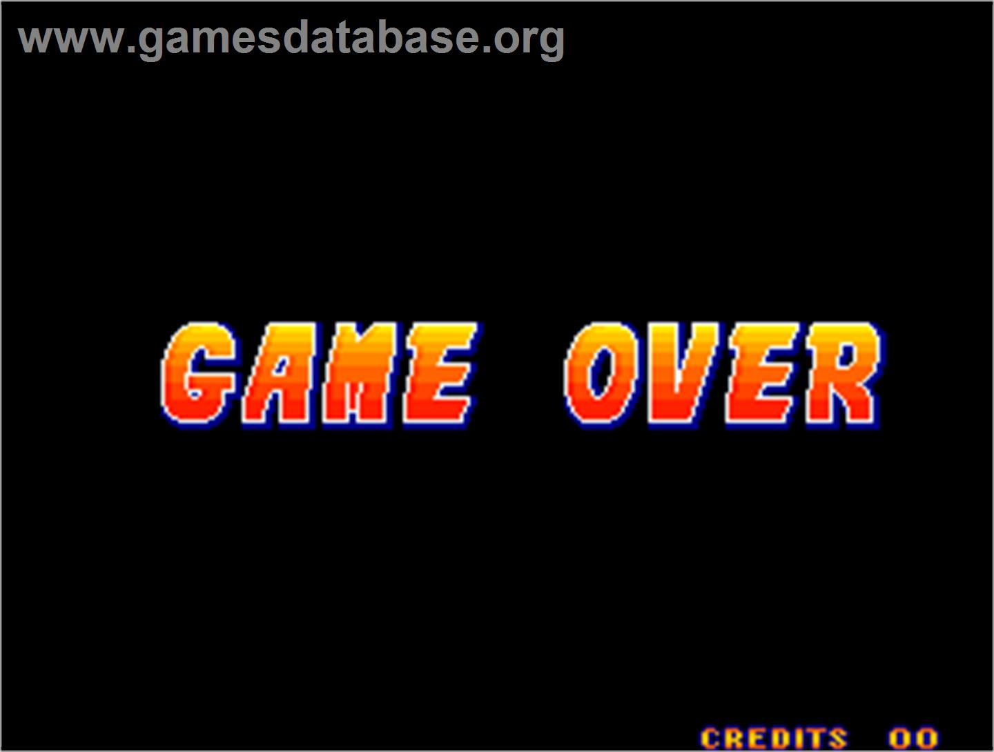 Fit of Fighting - Arcade - Artwork - Game Over Screen