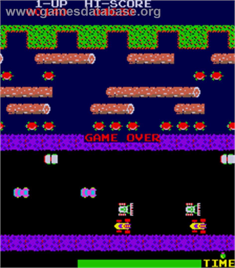 Frog - Arcade - Artwork - Game Over Screen