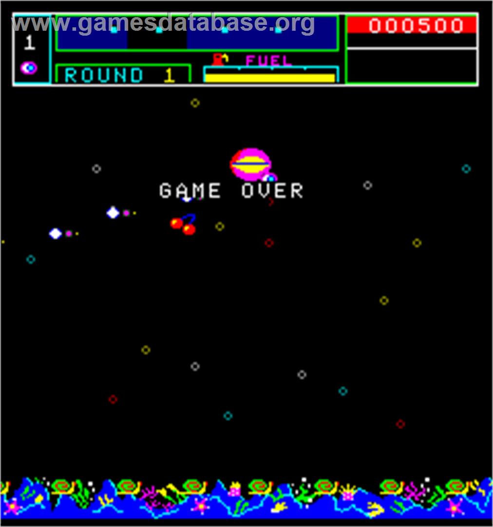 Funky Fish - Arcade - Artwork - Game Over Screen