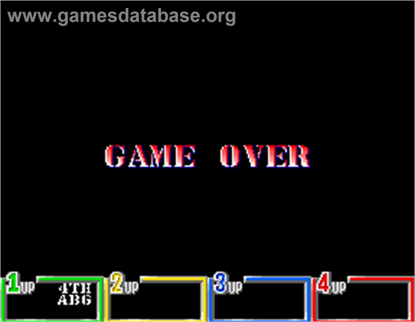 G.I. Joe - Arcade - Artwork - Game Over Screen