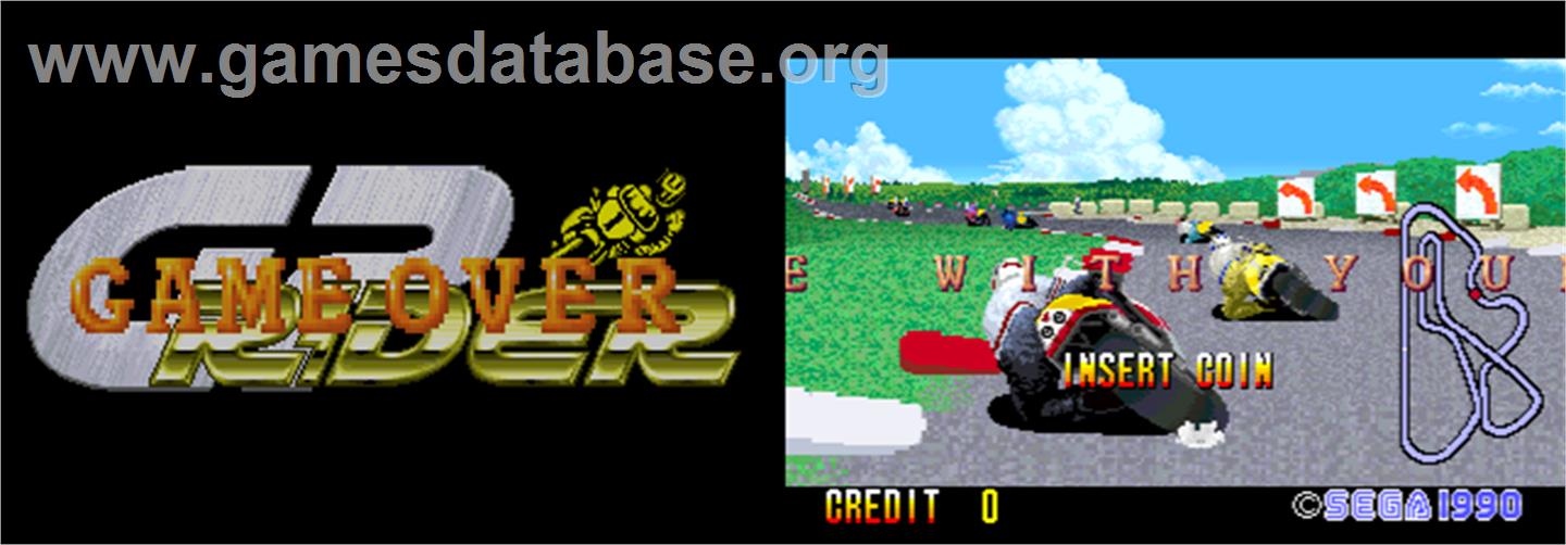 GP Rider - Arcade - Artwork - Game Over Screen