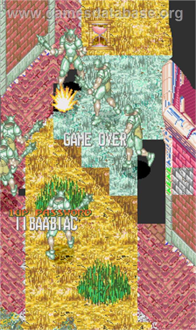 Gaiapolis - Arcade - Artwork - Game Over Screen