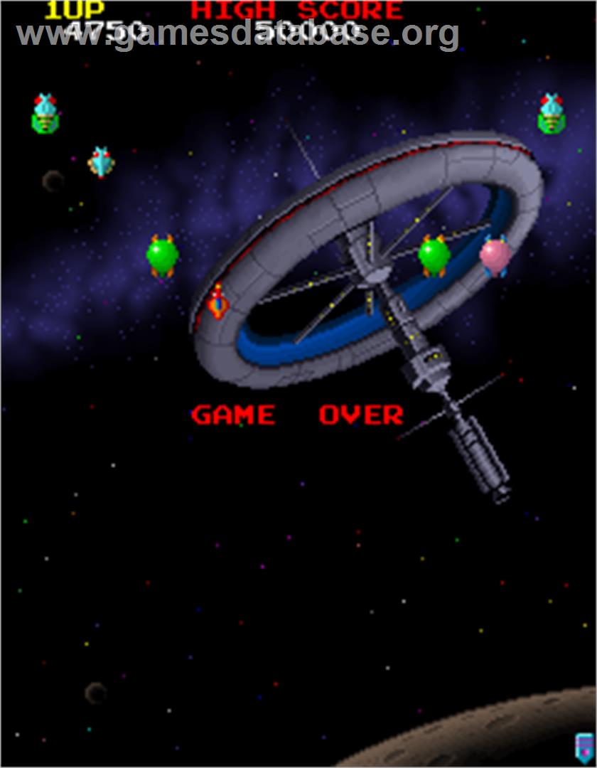 Galaga '88 - Arcade - Artwork - Game Over Screen