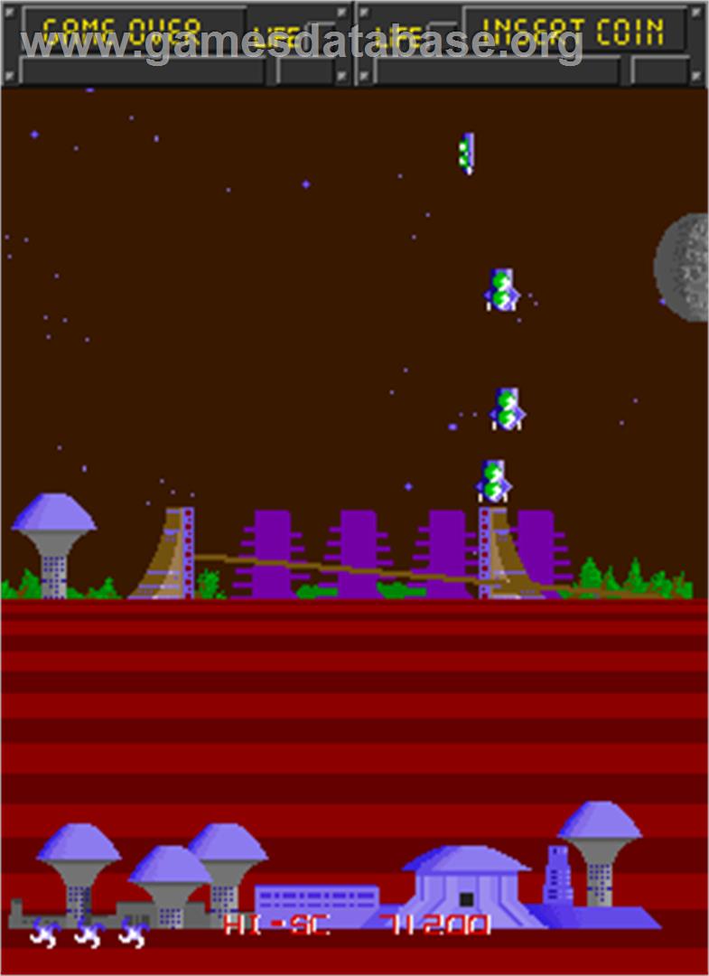 Galaxy Gunners - Arcade - Artwork - Game Over Screen