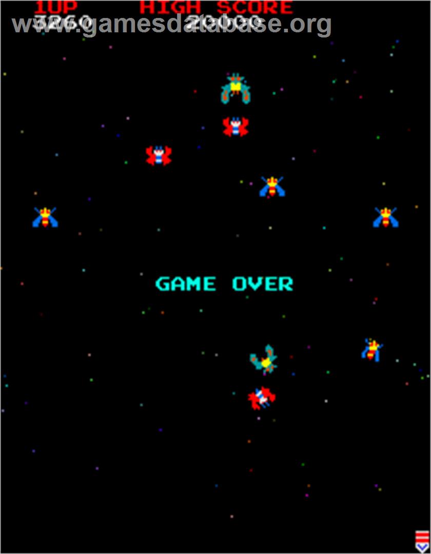 Gallag - Arcade - Artwork - Game Over Screen
