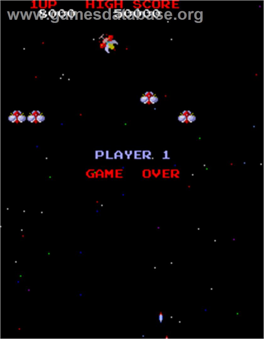 Gaplus - Arcade - Artwork - Game Over Screen