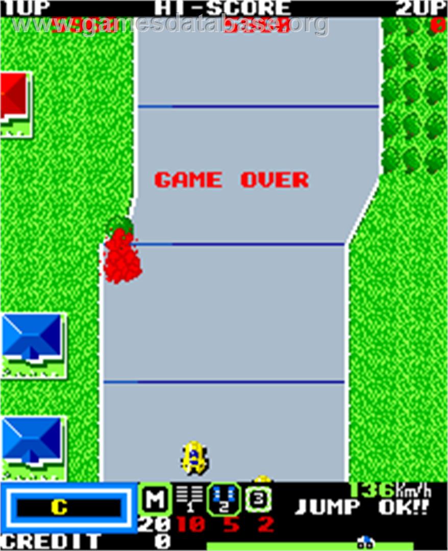 Gekisou - Arcade - Artwork - Game Over Screen