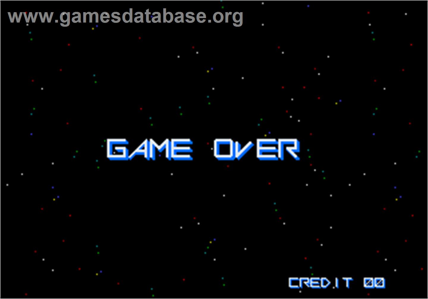 Gradius II - GOFER no Yabou - Arcade - Artwork - Game Over Screen