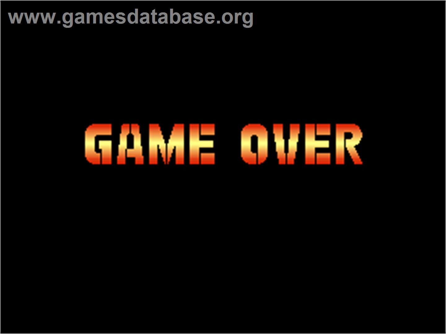Gunforce 2 - Arcade - Artwork - Game Over Screen