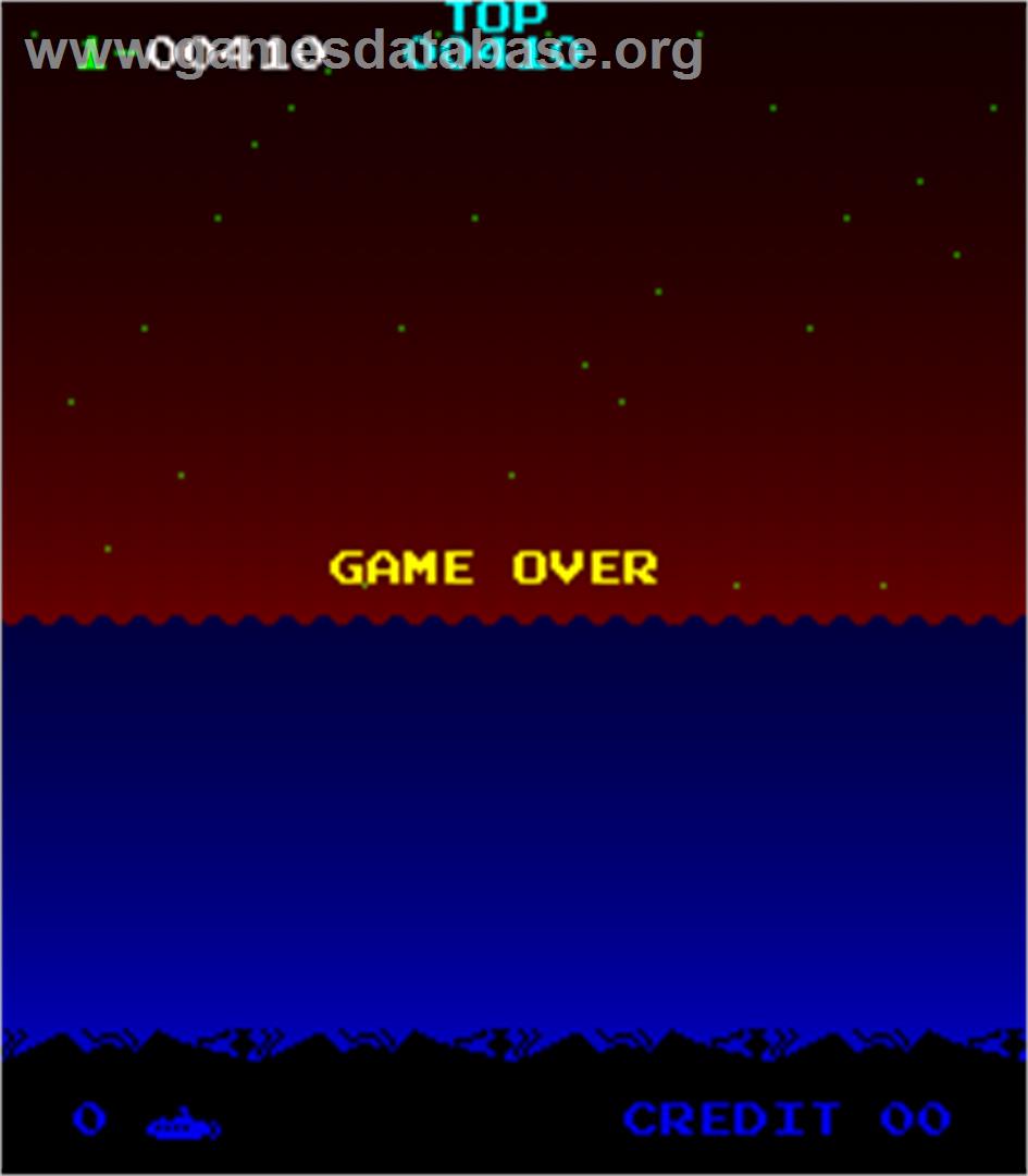 HeliFire - Arcade - Artwork - Game Over Screen