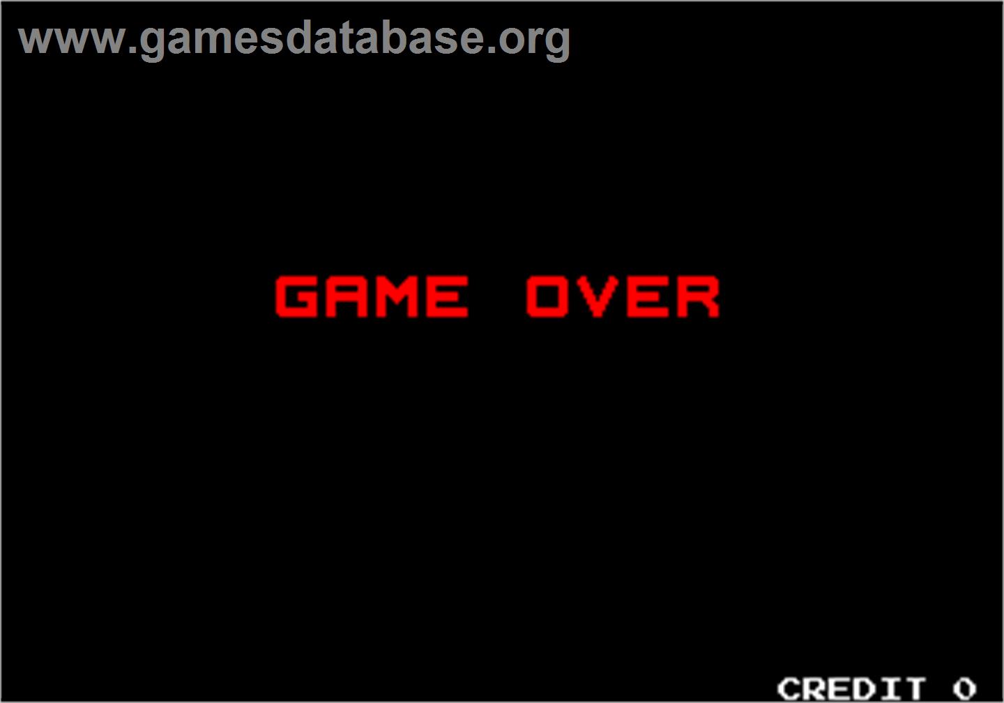 Hit the Ice - Arcade - Artwork - Game Over Screen