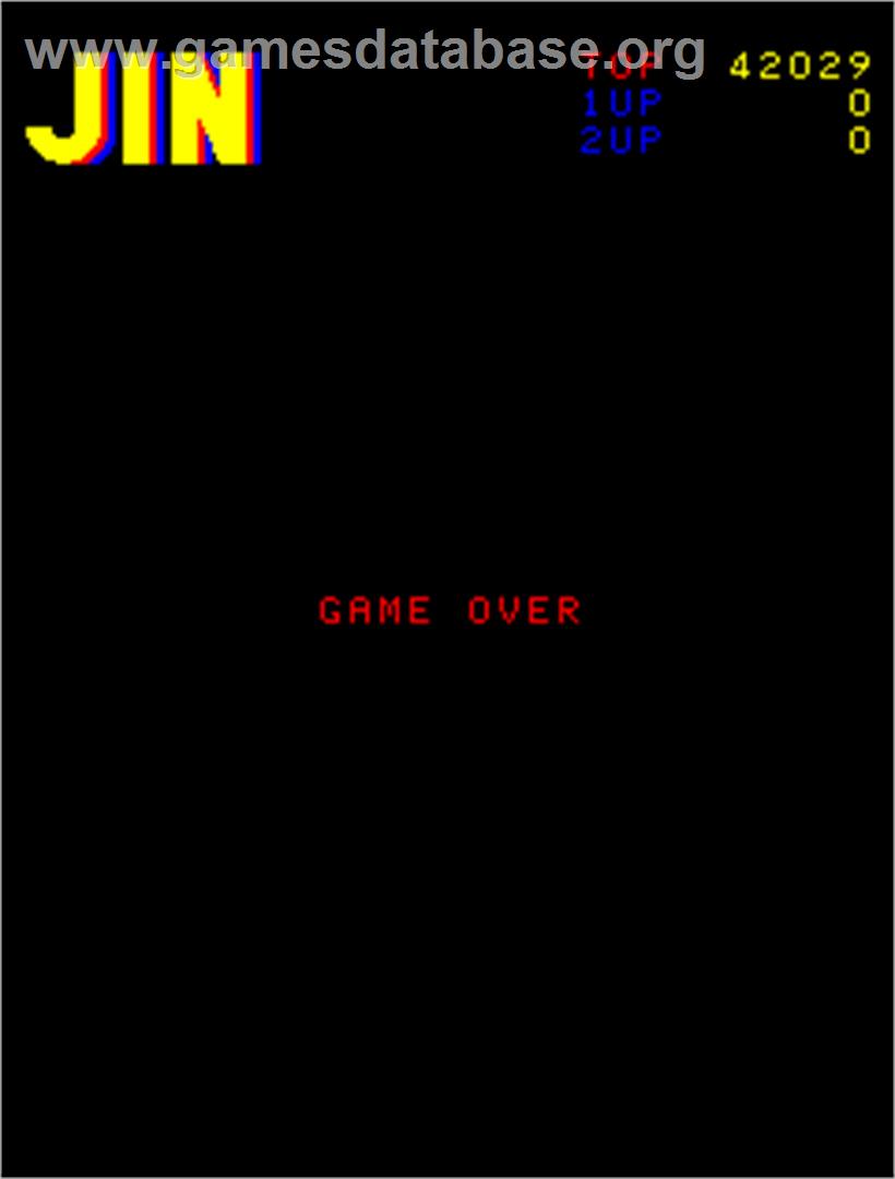 Jin - Arcade - Artwork - Game Over Screen