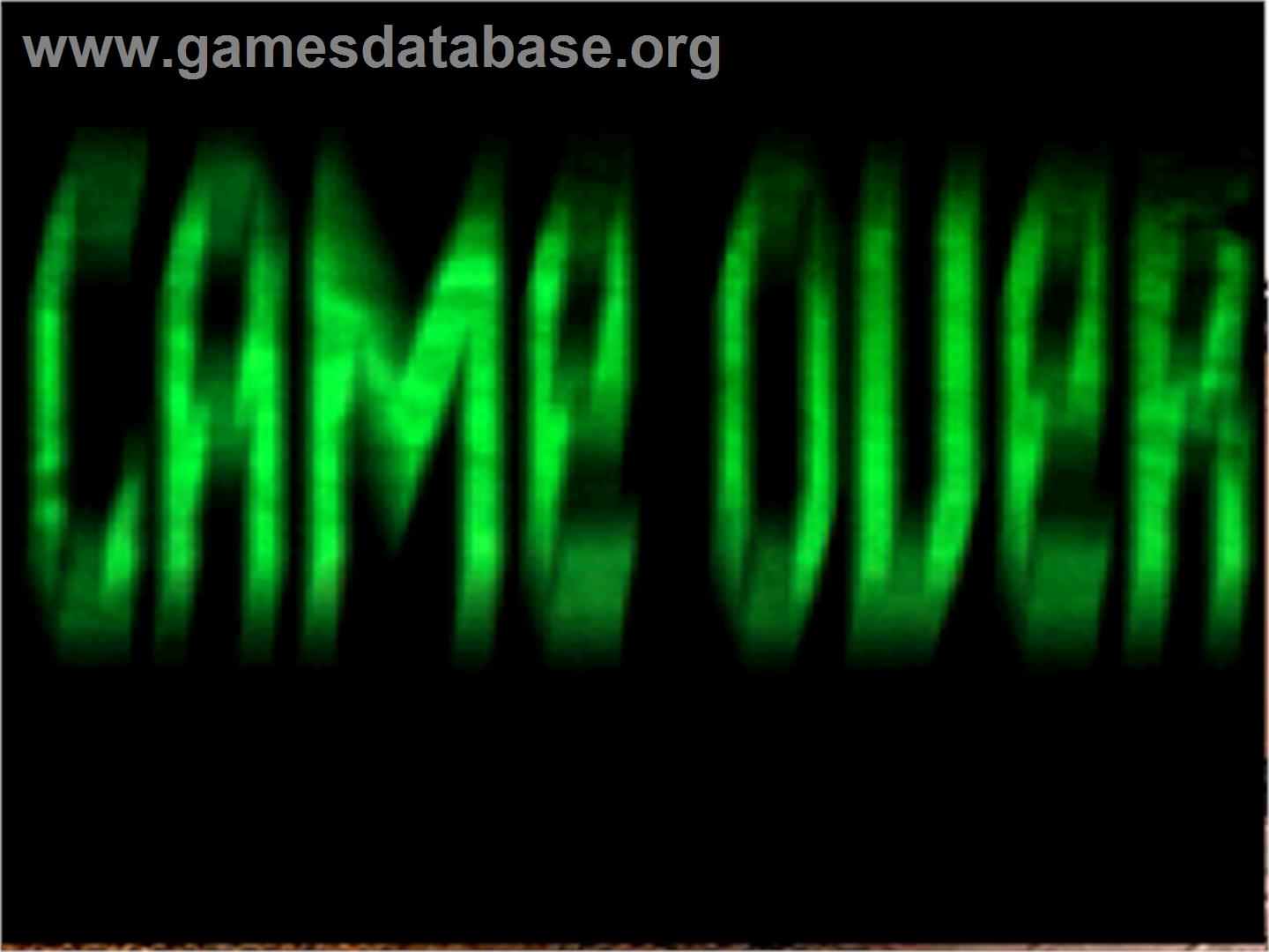 Judge Dredd - Arcade - Artwork - Game Over Screen