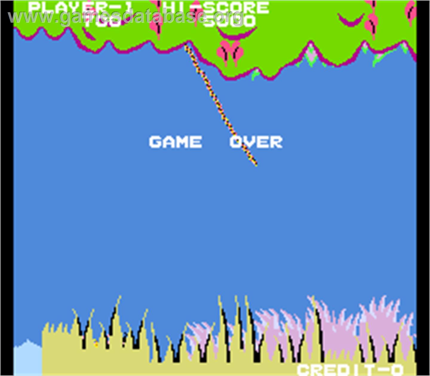 Jungle Boy - Arcade - Artwork - Game Over Screen