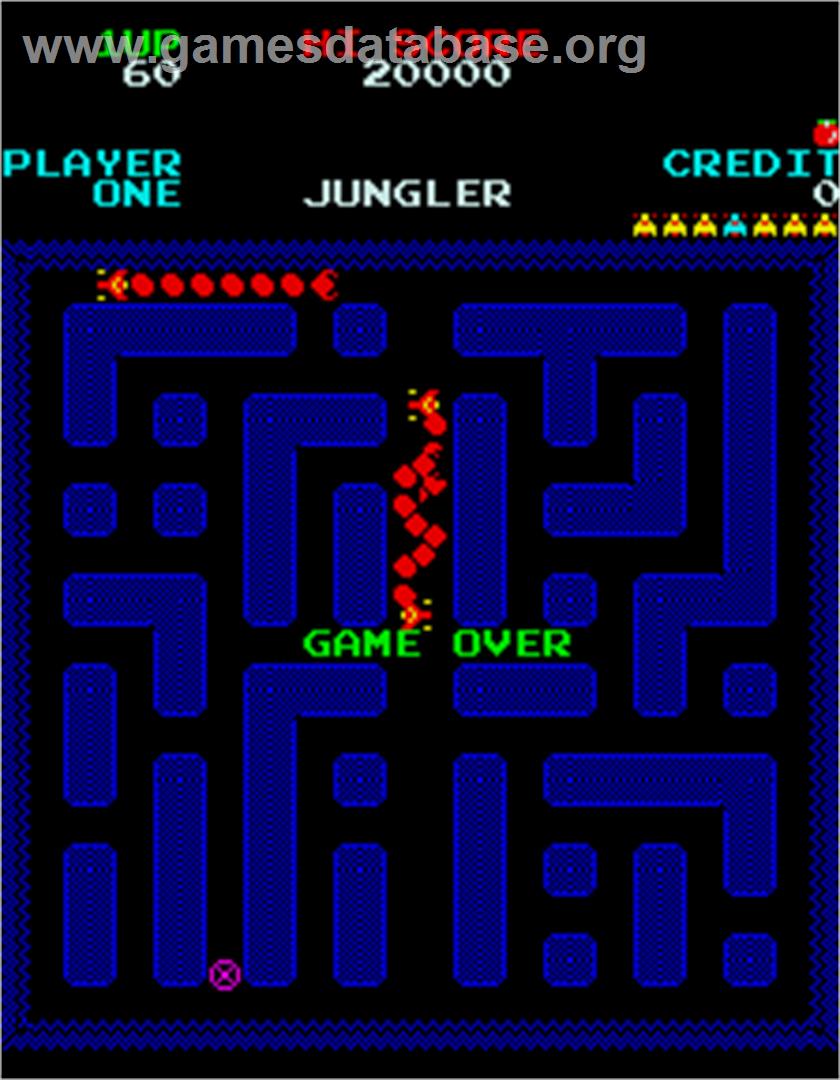 Jungler - Arcade - Artwork - Game Over Screen