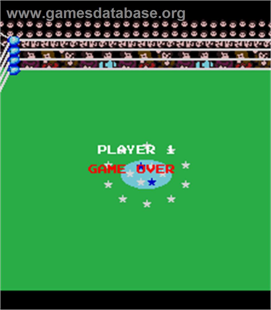 King of Boxer - Arcade - Artwork - Game Over Screen