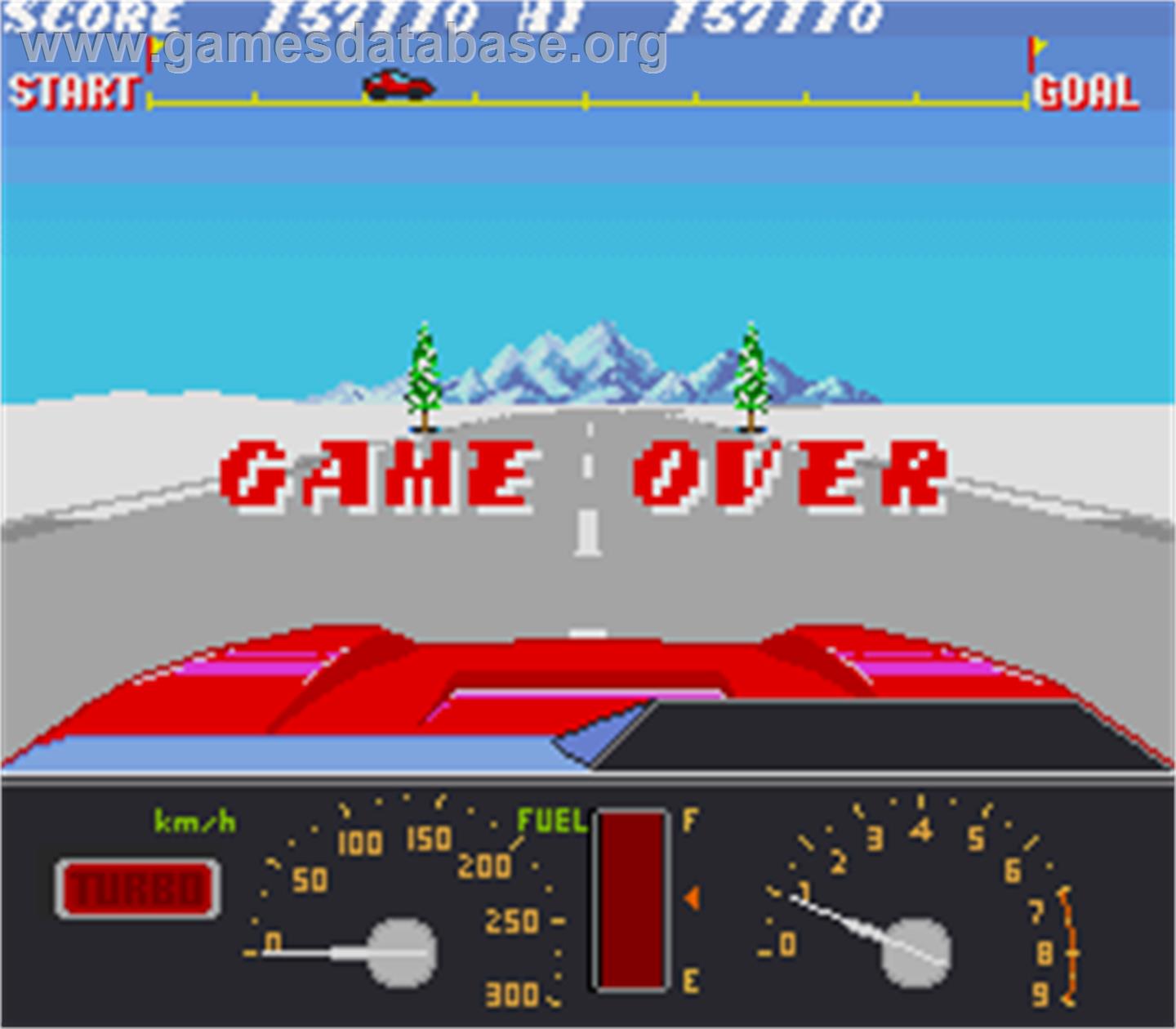 Konami RF2 - Red Fighter - Arcade - Artwork - Game Over Screen