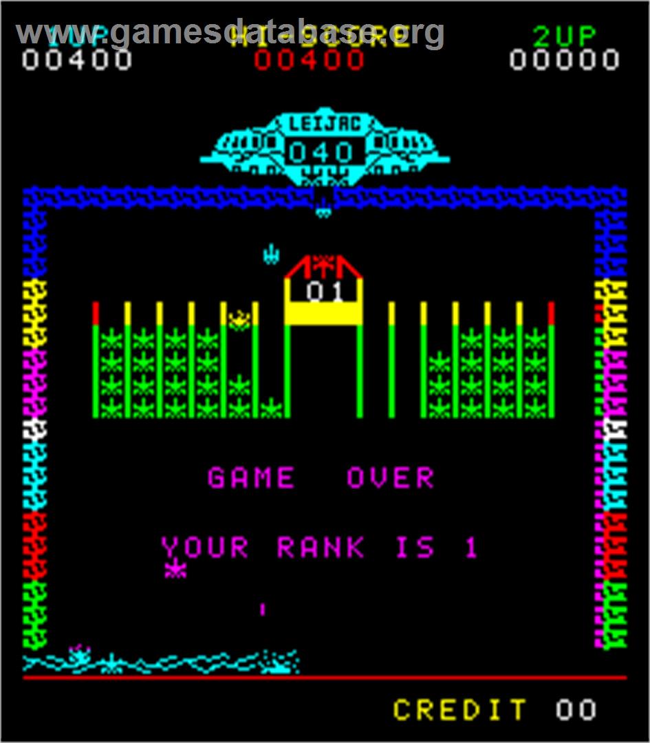 Kosmo Killer - Arcade - Artwork - Game Over Screen