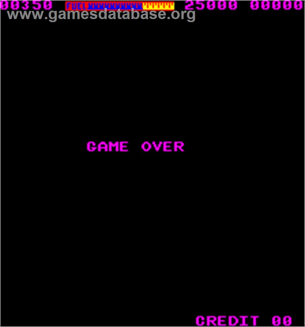 Laser Battle - Arcade - Artwork - Game Over Screen