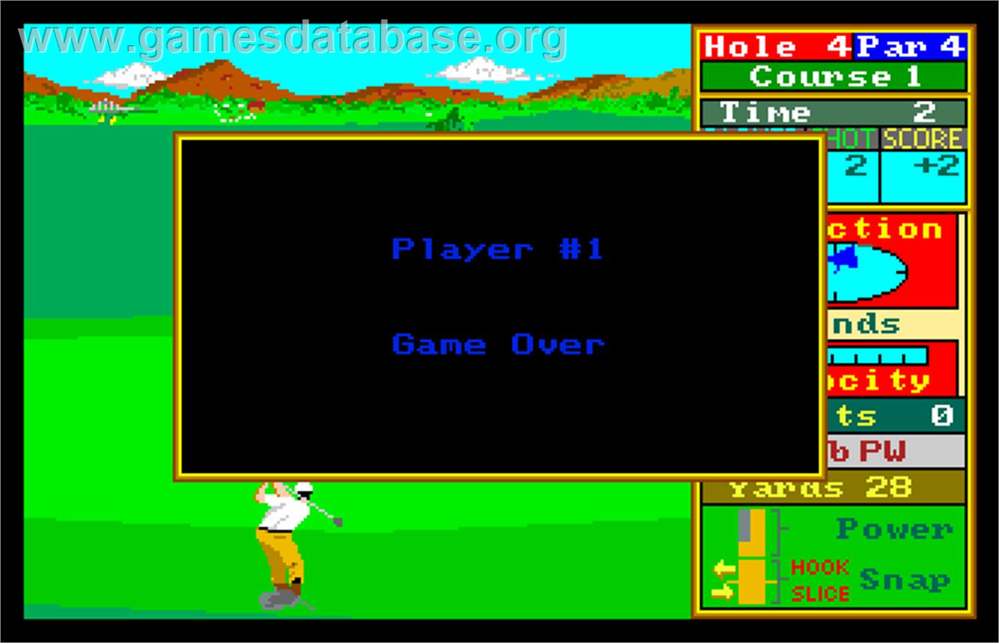 Leader Board - Arcade - Artwork - Game Over Screen