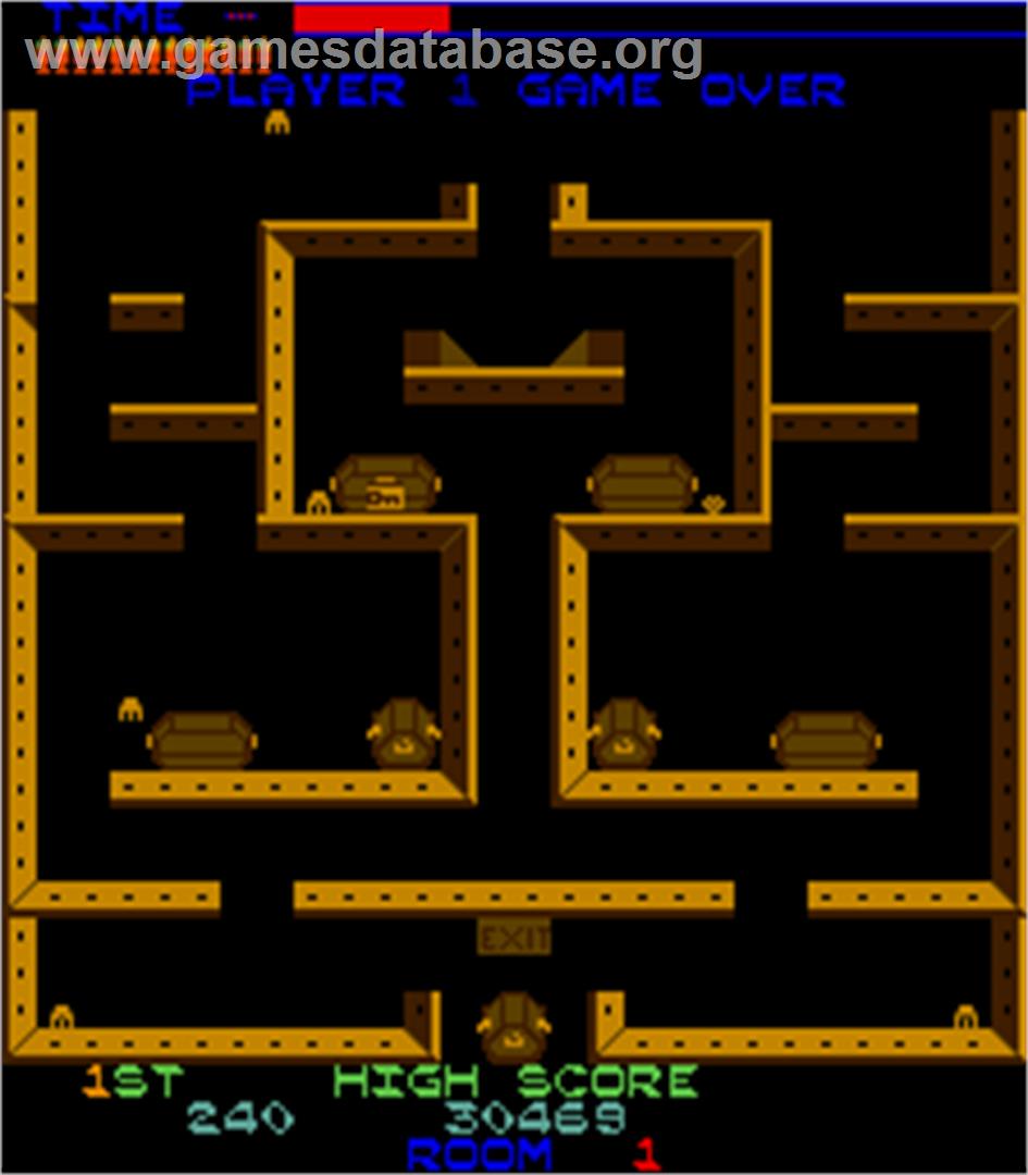 Lost Tomb - Arcade - Artwork - Game Over Screen