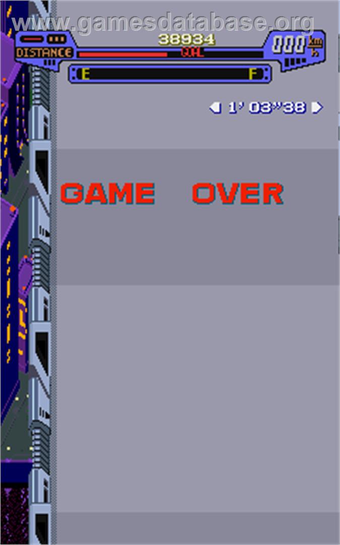 Mad Gear - Arcade - Artwork - Game Over Screen