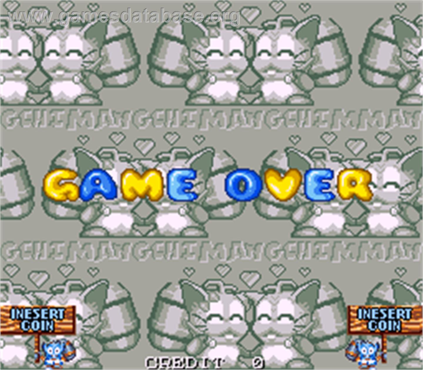 Mang-Chi - Arcade - Artwork - Game Over Screen