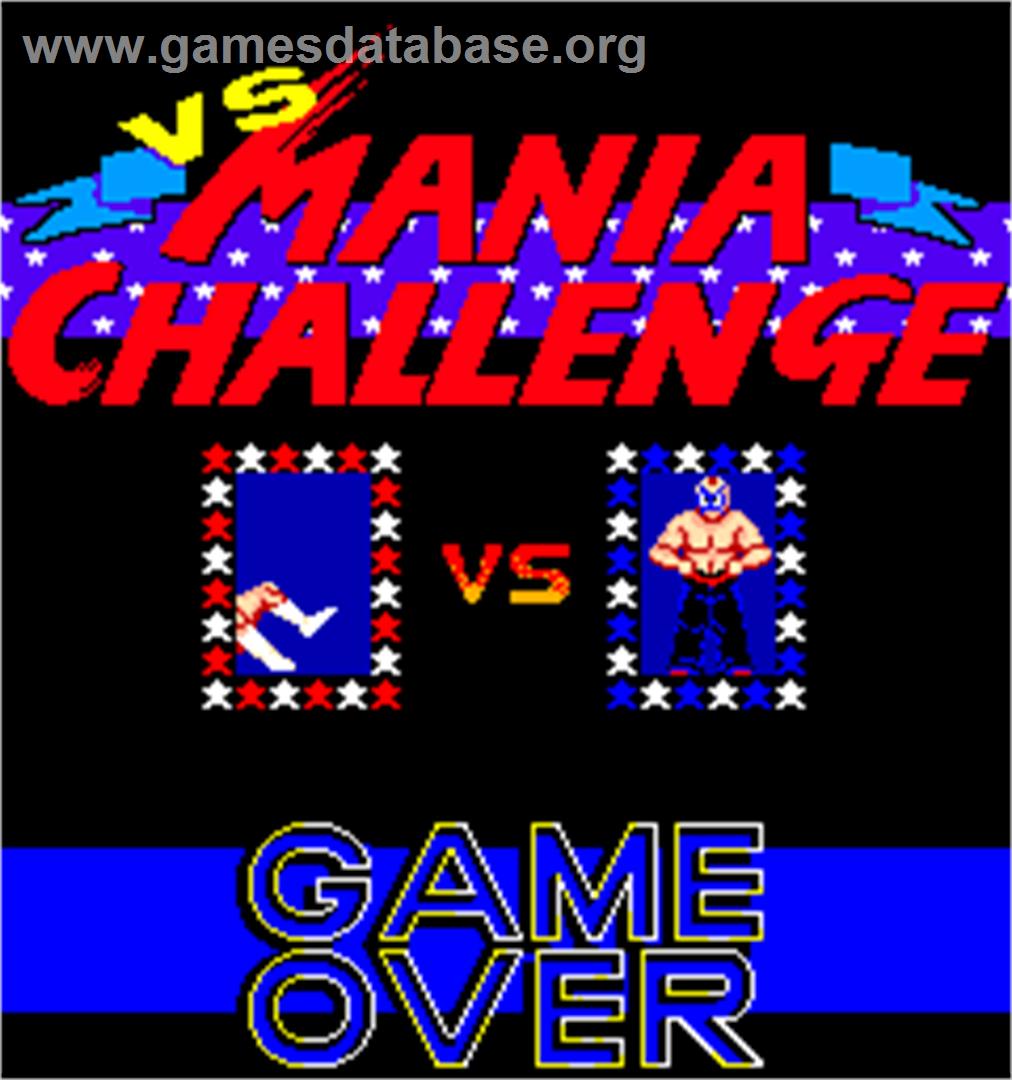 Mania Challenge - Arcade - Artwork - Game Over Screen
