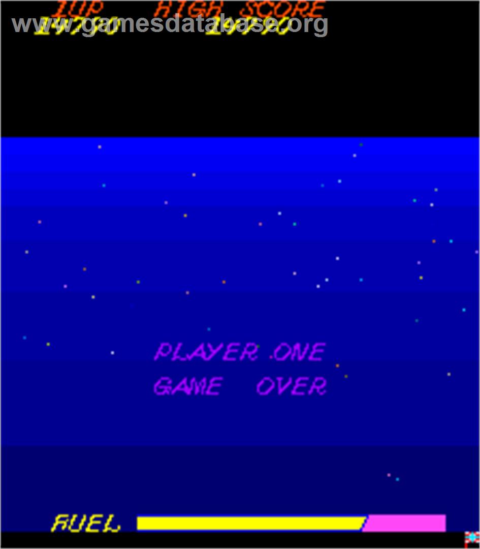 Mariner - Arcade - Artwork - Game Over Screen