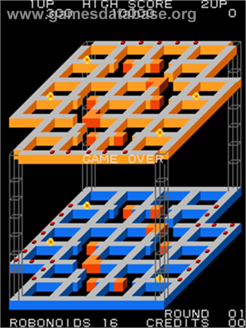 Marvin's Maze - Arcade - Artwork - Game Over Screen