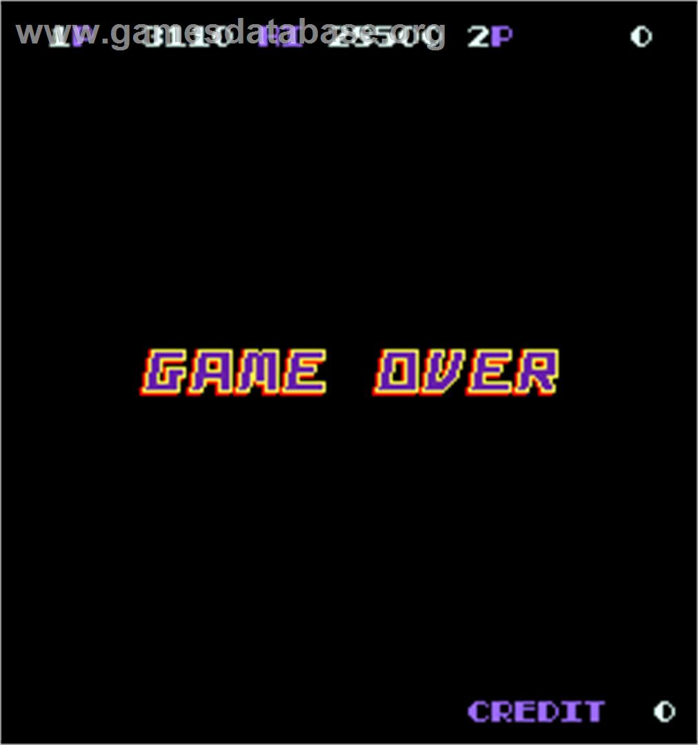 Mirax - Arcade - Artwork - Game Over Screen