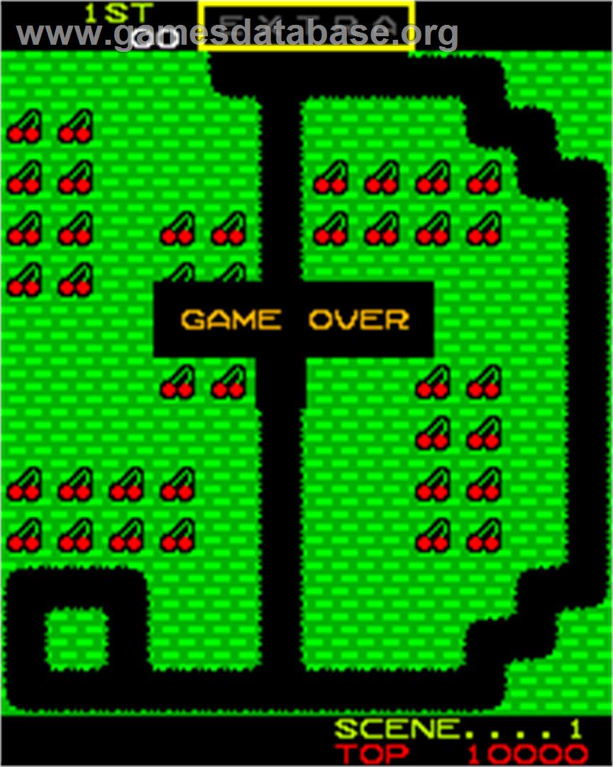 Mr. Do! - Arcade - Artwork - Game Over Screen